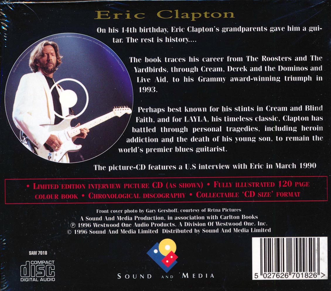 Eric Clapton - Eric Clapton Interview Disc & Fully Illustrated Book Music CD
