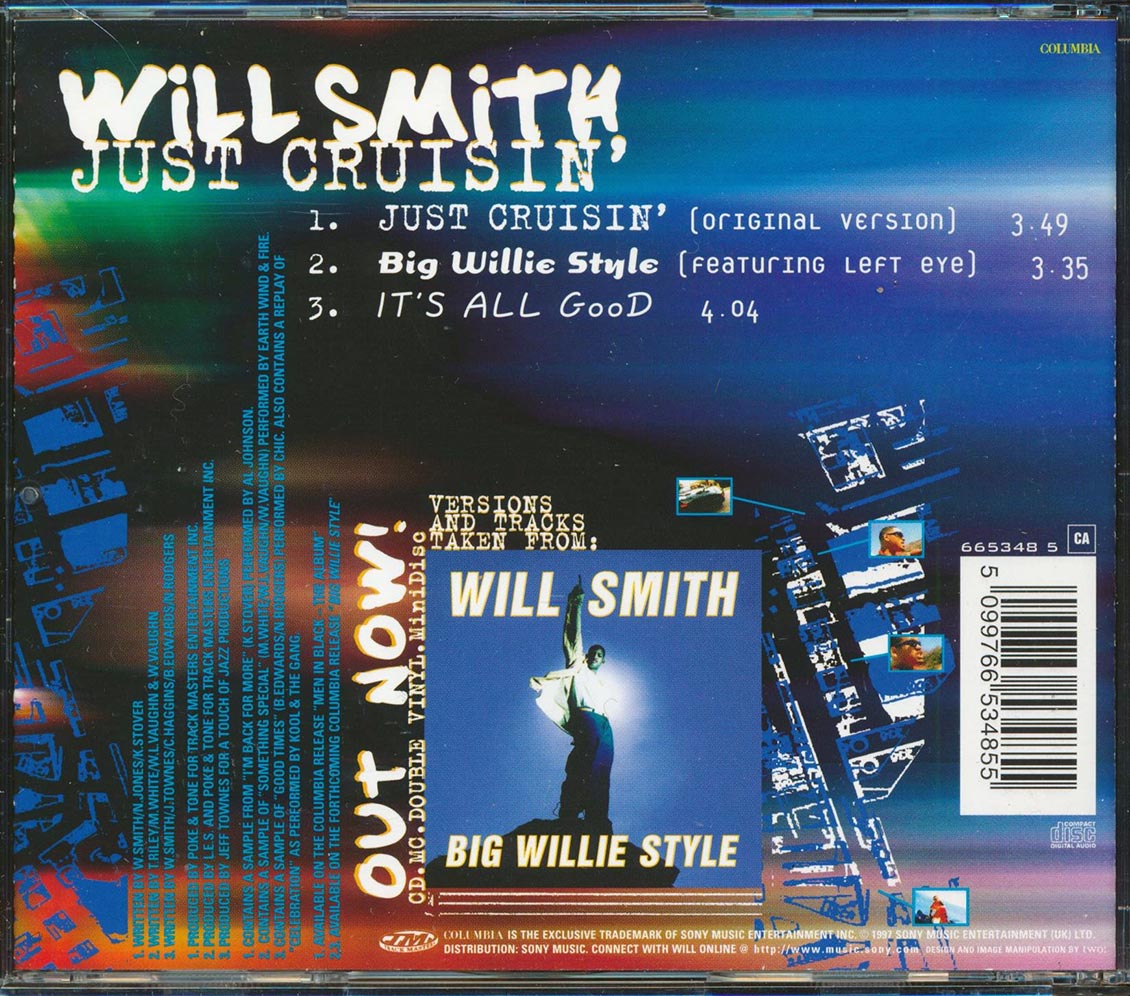 Will Smith - Just Cruisin' Music CD