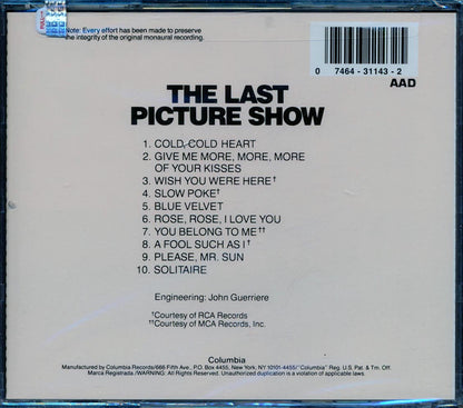 Tony Bennett, Lefty Frizzell, Jo Stafford, Etc. - The Last Picture Show: Original Soundtrack Recording Music CD