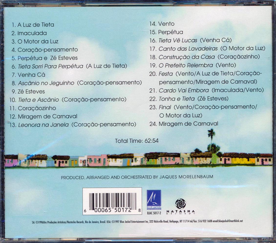 Caetano Veloso - Tieta Do Agreste: Original Soundtrack By Caetano Veloso Music CD