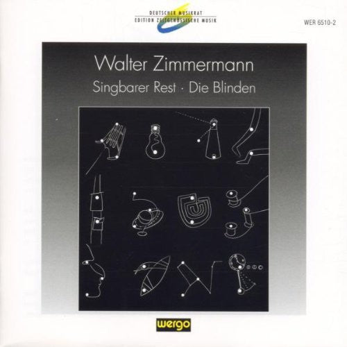 the album cover for Zimmerman / Neue Vocalsolisten Stuttgart - Singbarer Rest
