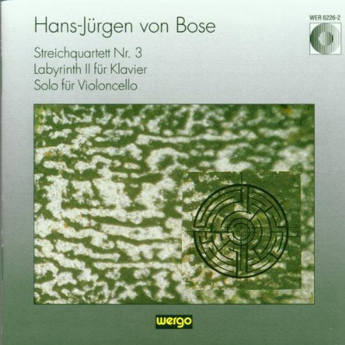 the album cover for BOSE - Streichquartett No 3 / Labyrinth II
