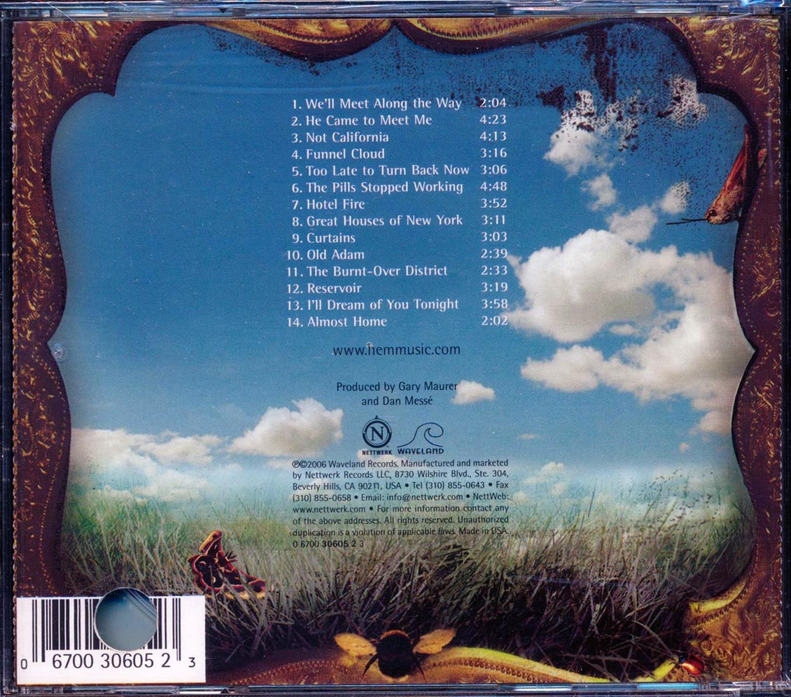 Hem  - Funnel Cloud  (marked/ltd stock) Music CD