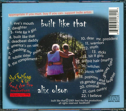 Alix Olson  - Built Like That Music CD