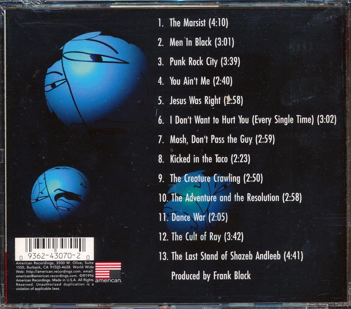Frank Black  - The Cult Of Ray Music CD