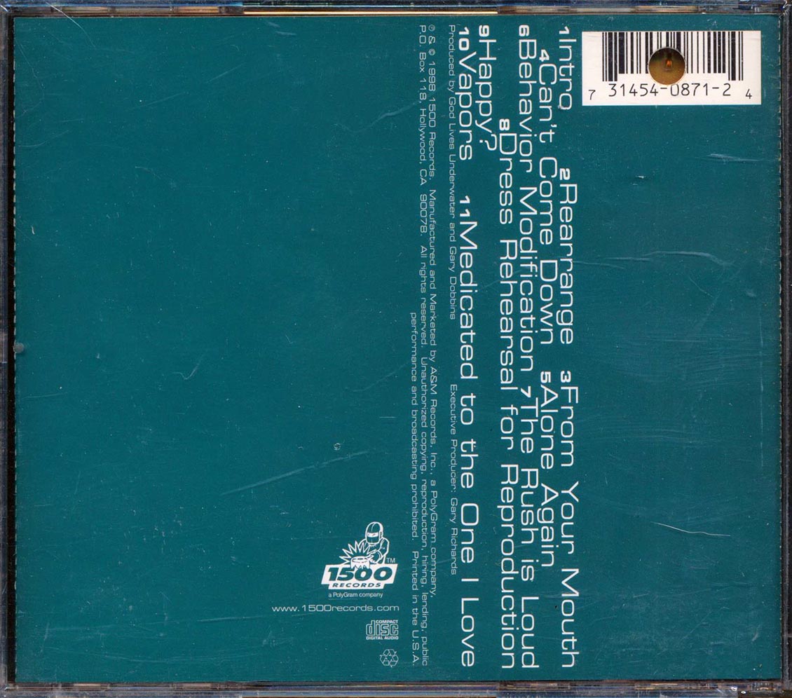 God Lives Underwater - Life In The So Called Space Age  (promo) (marked/ltd stock) Music CD