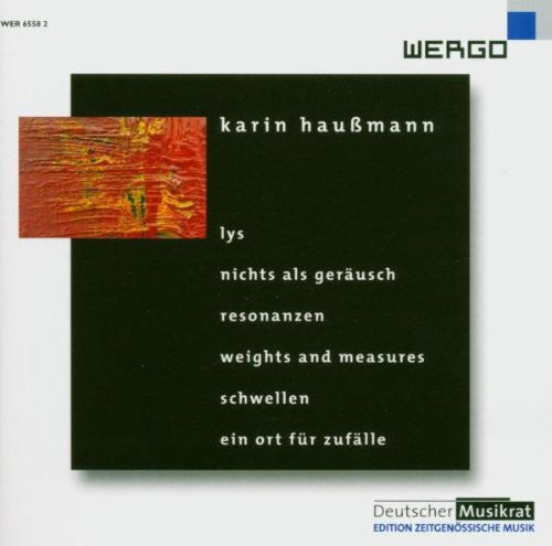 the album cover for Haussmann - Lys Nichts Als Gerausch