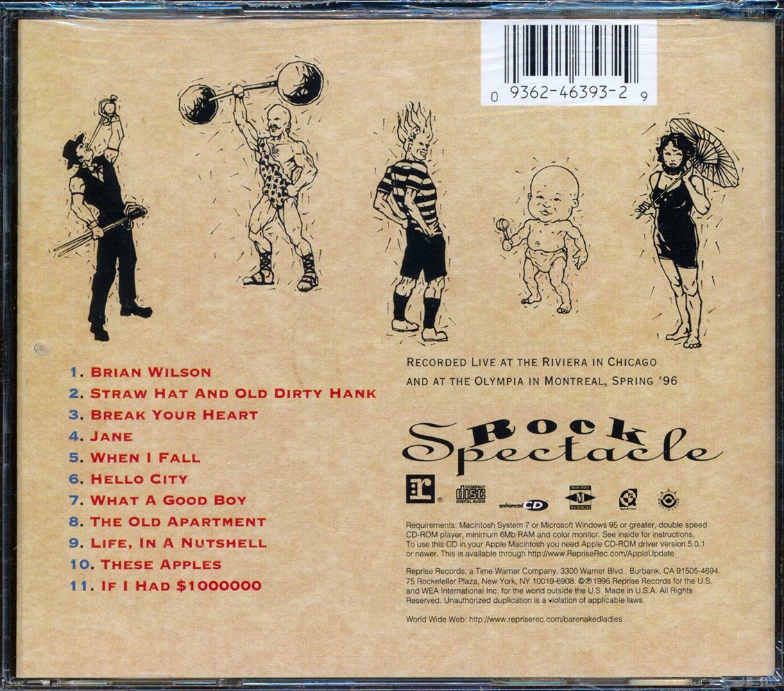 Barenaked Ladies - Rock Spectacle Music CD