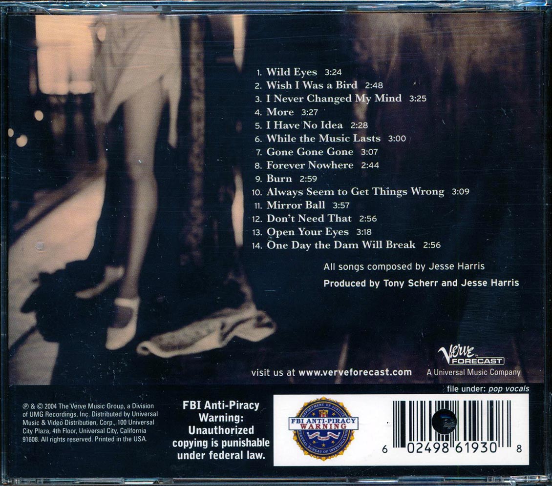 Jesse Harris & The Ferdinandos - While The Music Lasts (marked/ltd stock) Music CD