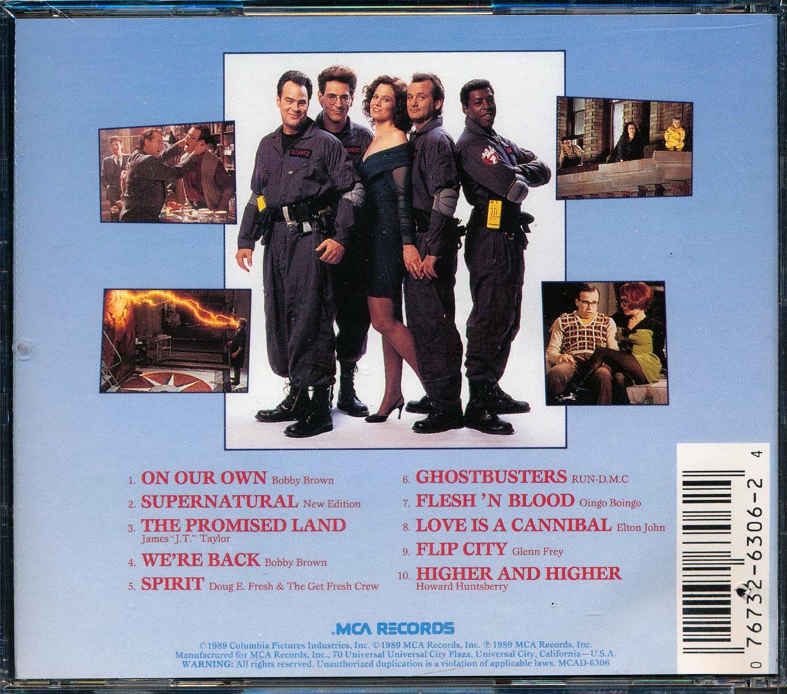 Glenn Frey, Elton John, Bobby Brown, Etc. - Ghostbusters II Music CD