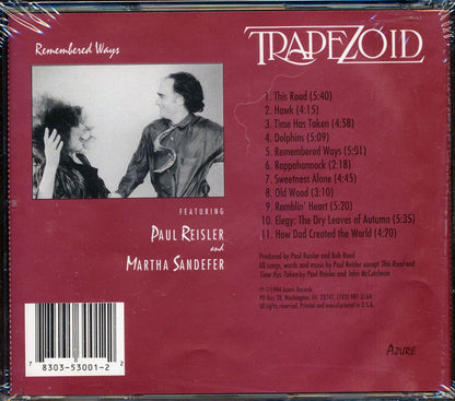 Trapezoid  - Remembered Ways Music CD