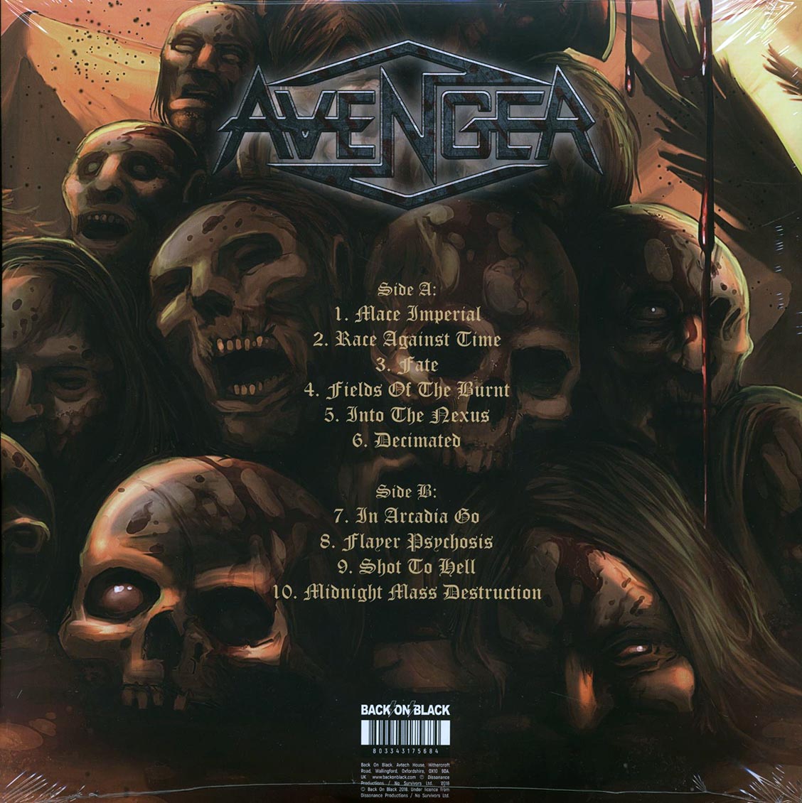 Avenger - The Slaughter Never Stops (ltd. ed.) (red vinyl) Vinyl Record