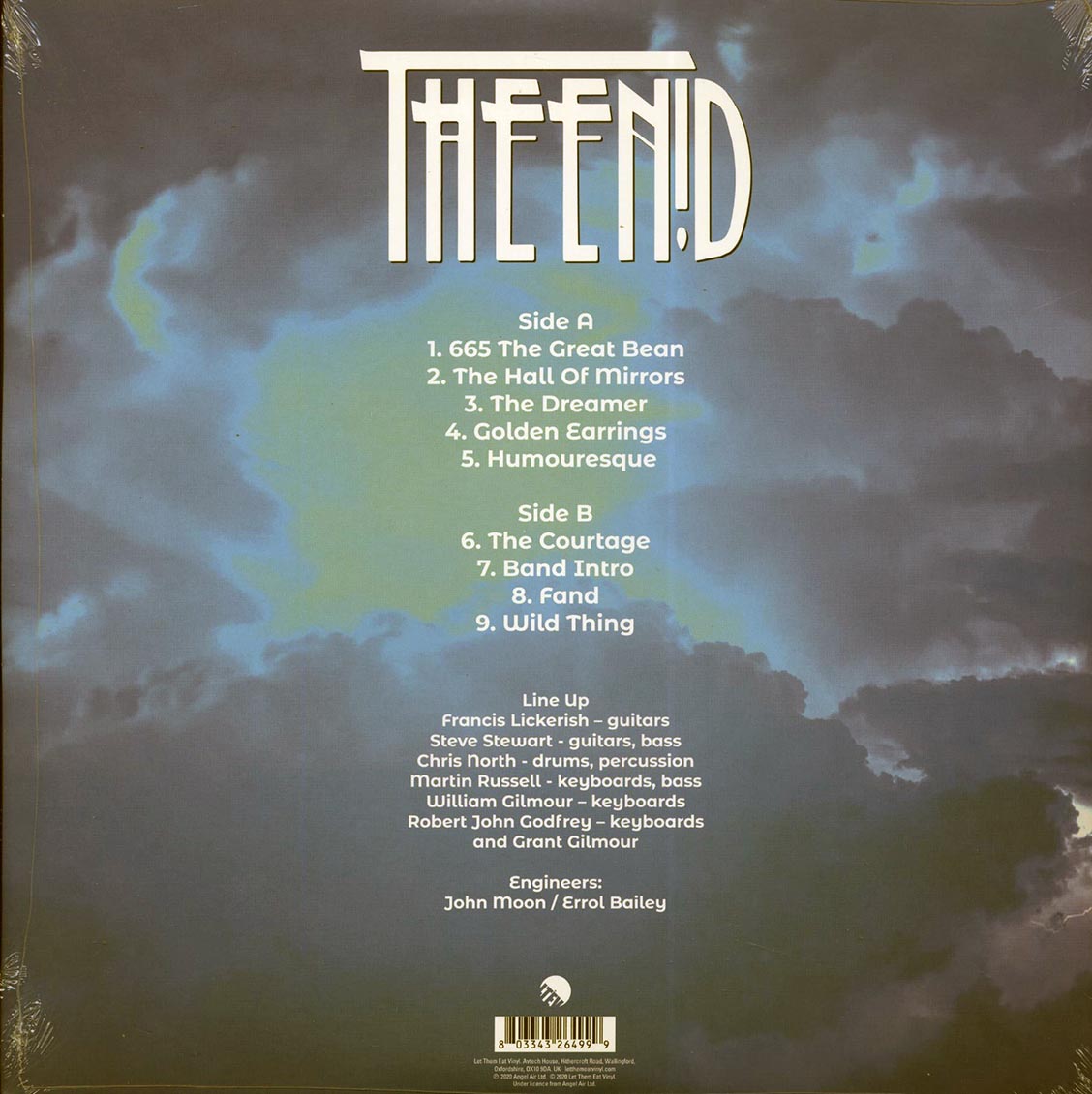 The Enid - Live At Loughborough Town Hall, 1980 Vinyl Record