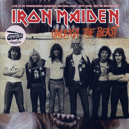 Iron Maiden Unleash The Beast: Live At De Vereeniging Nijmegen, Netherlands 28th April 1981 FM Broadcast ltd. 500 copies made pink Vinyl Record
