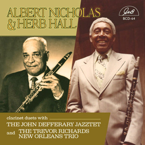 the album cover for Nicholas/Archey - Clarinet Duets with Trio & Jazztet