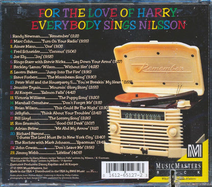 Randy Newman, Ringo Starr, Stevie Nicks, Al Kooper, Etc. - For The Love Of Harry Everybody Sings Nilsson (marked/ltd stock) Music CD