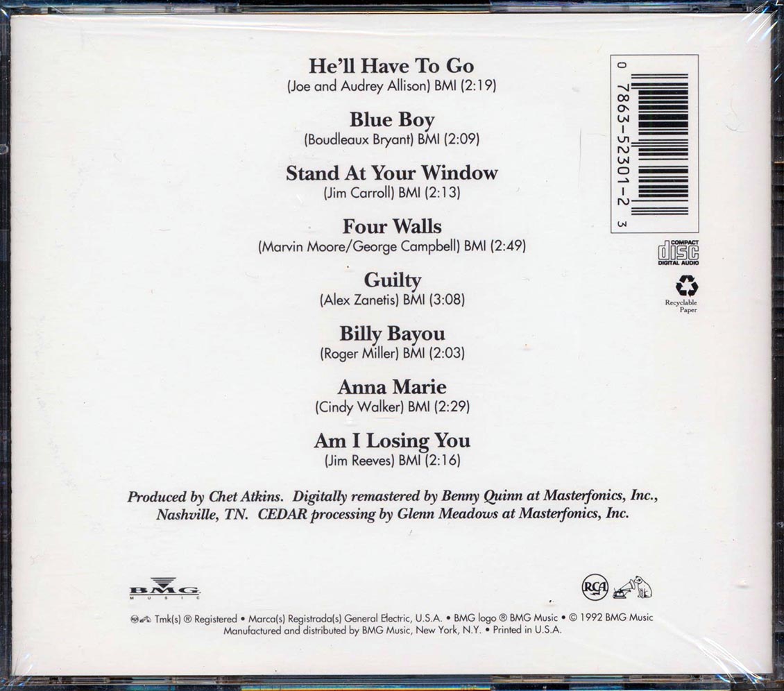 Jim Reeves - He Will Have To Go And Other Favorites Music CD