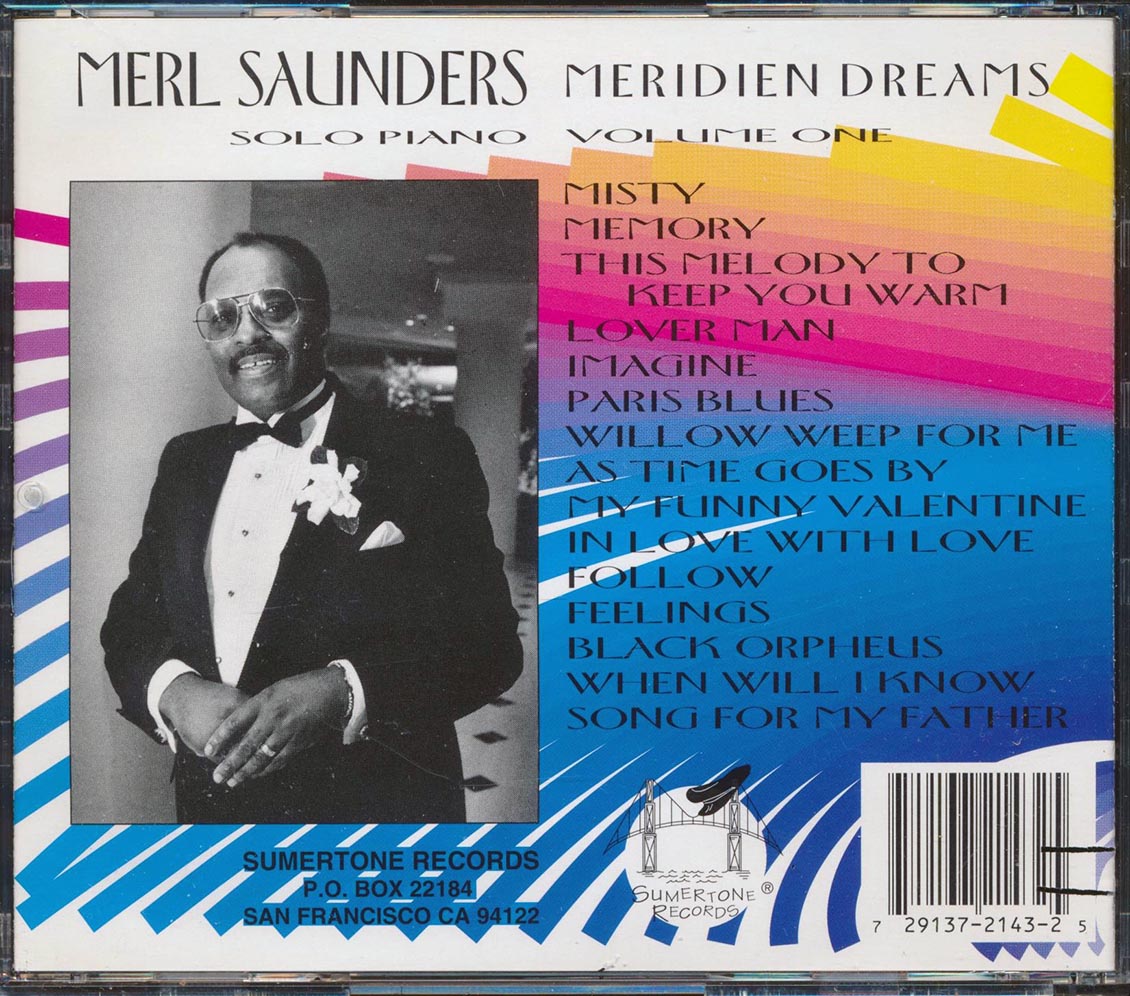Merl Saunders - Meridien Dreams Music CD