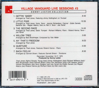 Thad Jones, Mel Lewis Big Band  - Village Vanguard Live Sessions 3 Music CD