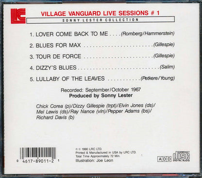 Chick Corea, Dizzy Gillespie, Elvin Jones, Etc. - Village Vanguard Live Sessions 1 Music CD