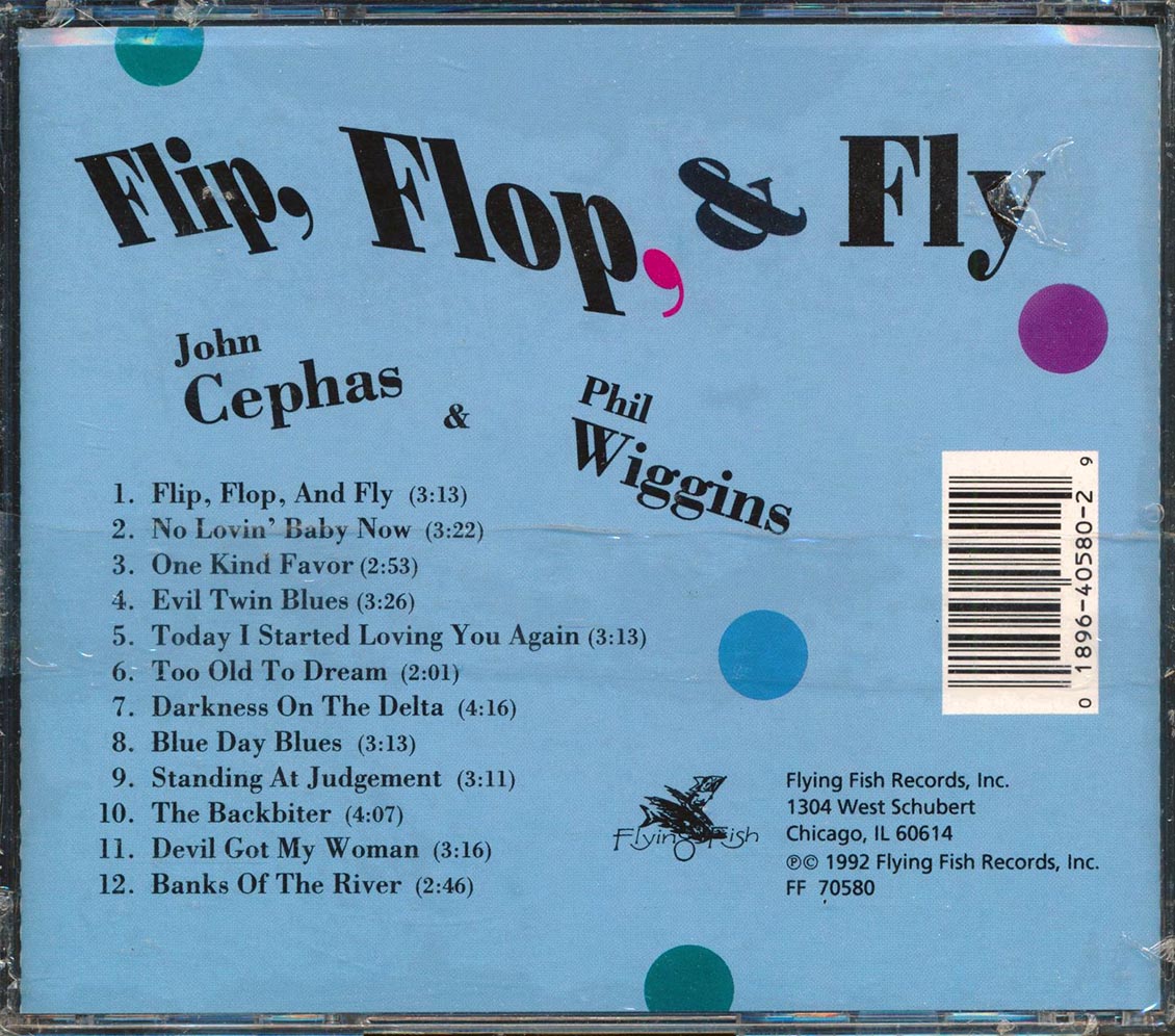 John Cephas & Phil Wiggins  - Flip, Flop, And Fly Music CD