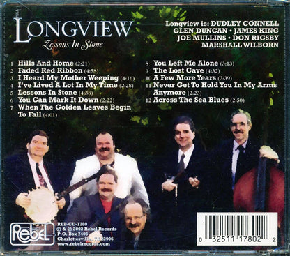 Longview  - Lessions In Stone Music CD