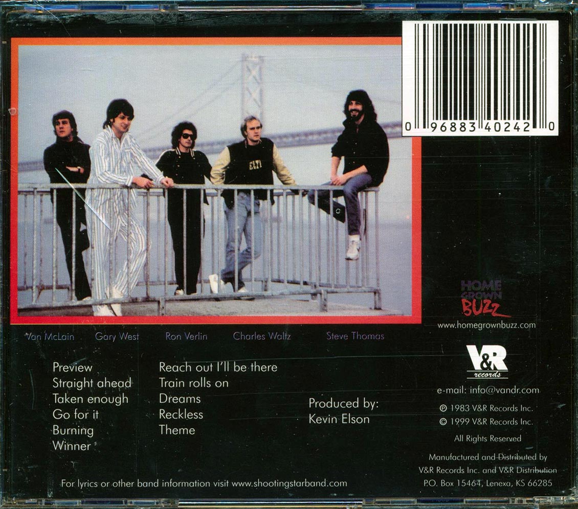 Shooting Star  - Burning Music CD