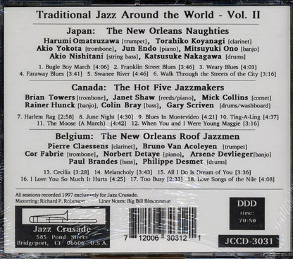 The New Orleans Naughties, The Hot Five Jazzmakers, The New Orleans Roof Jazzmen - Traditional Jazz Around The World Volume 2 Music CD