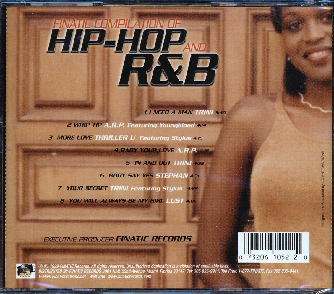 Trini Jacobs, ARP, Thriller U, Etc. - Finatic Compilation Of Hip-Hop And R&B Music CD