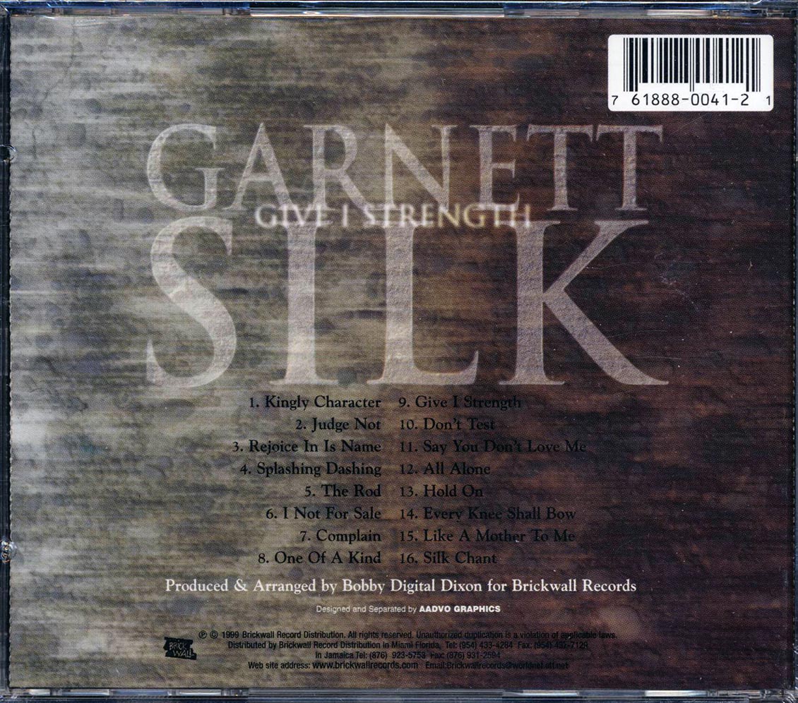 Garnett Silk - Give I Strength Music CD