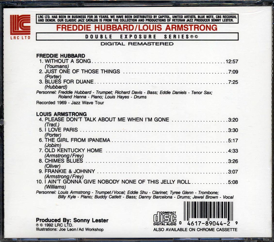 Freddie Hubbard, Louis Armstrong - Double Exposure Music CD