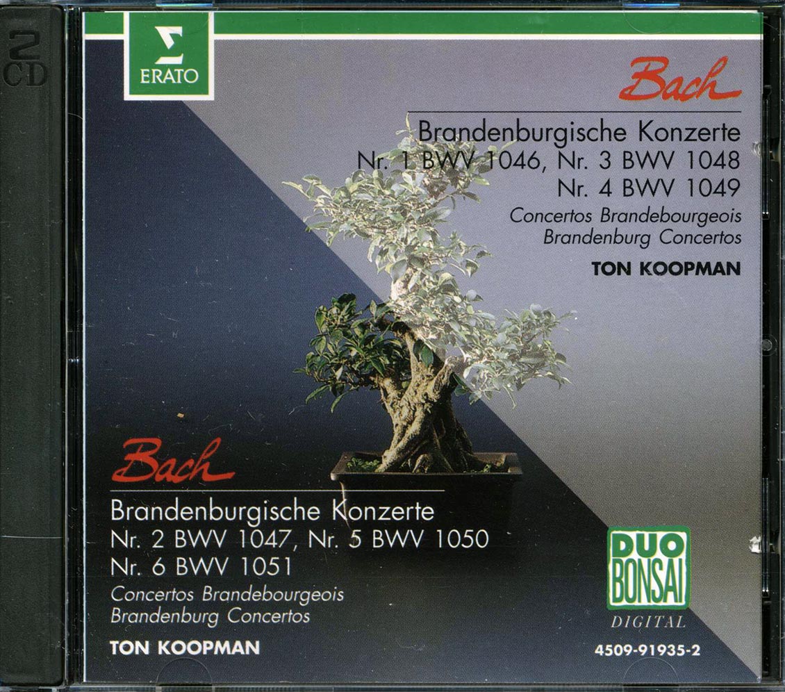Bach, Ton Koopman - Brandenburgische Konzerte (2xCD) Music CD