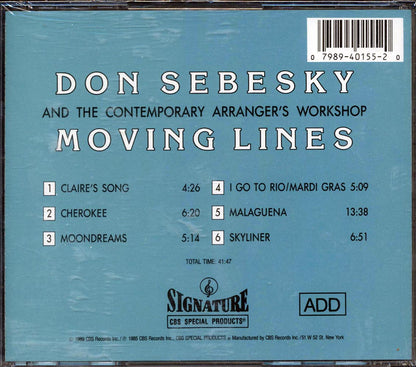 Don Sebesky - Moving Lines Music CD