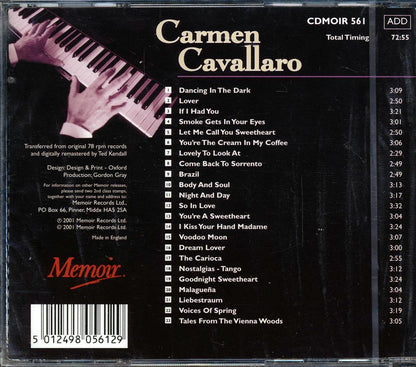 Carmen Cavallaro - Night & Day Music CD