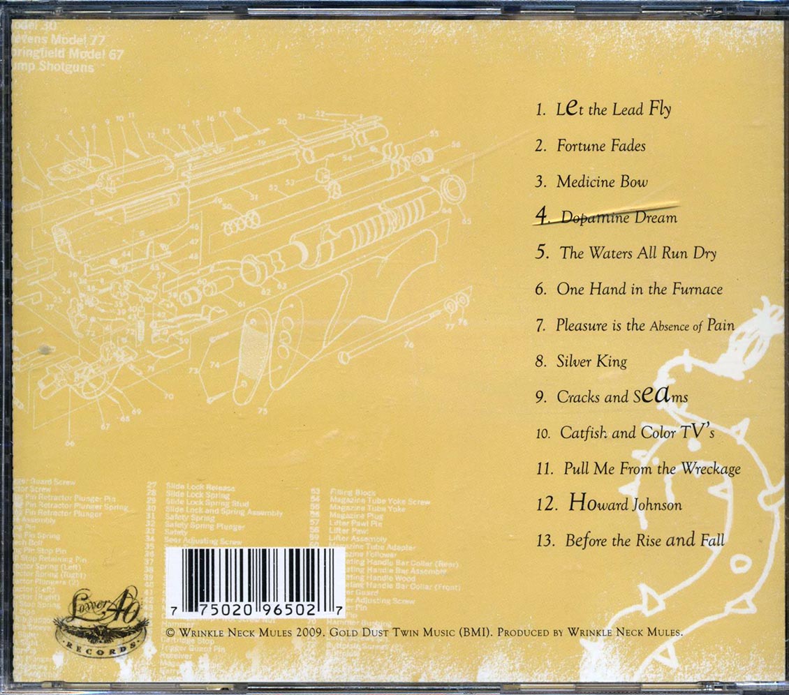 Wrinkle Neck Mules - Let The Lead Fly Music CD