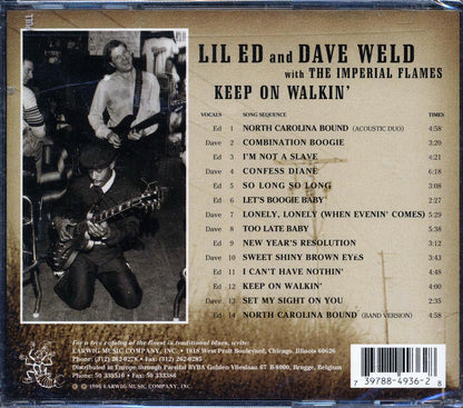 Lil Ed, Dave Weld, The Imperial Flames - Keep On Walkin' Music CD