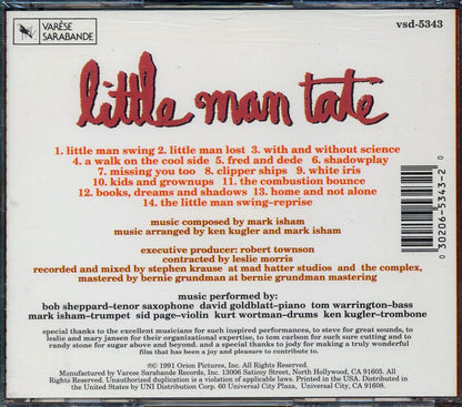 Mark Isham  - Little Man Tate Original Motion Picture Music CD