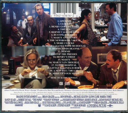 Randy Newman - The Paper Music Form The Motion Picture Music CD