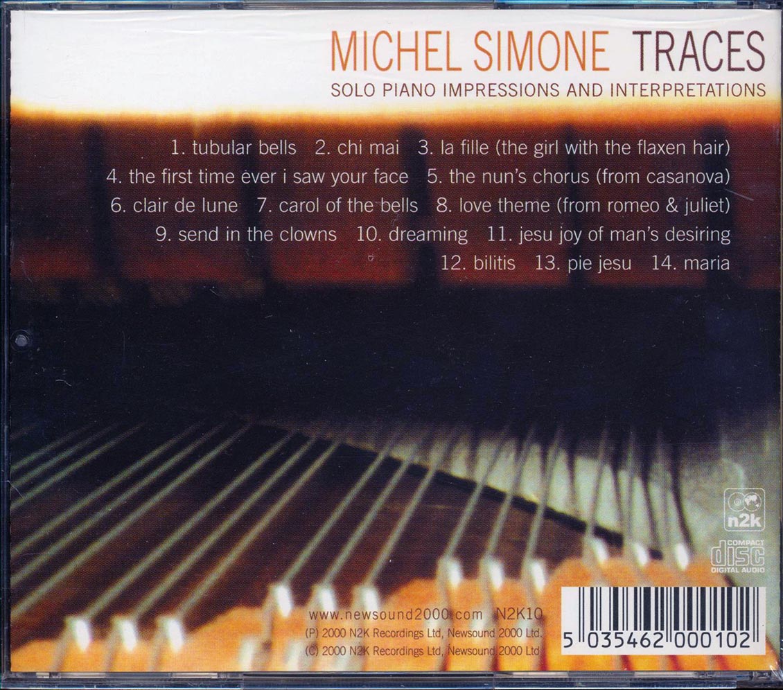 Michel Simone  - Collection, Solo Piano Impressions And Interpretations Music CD