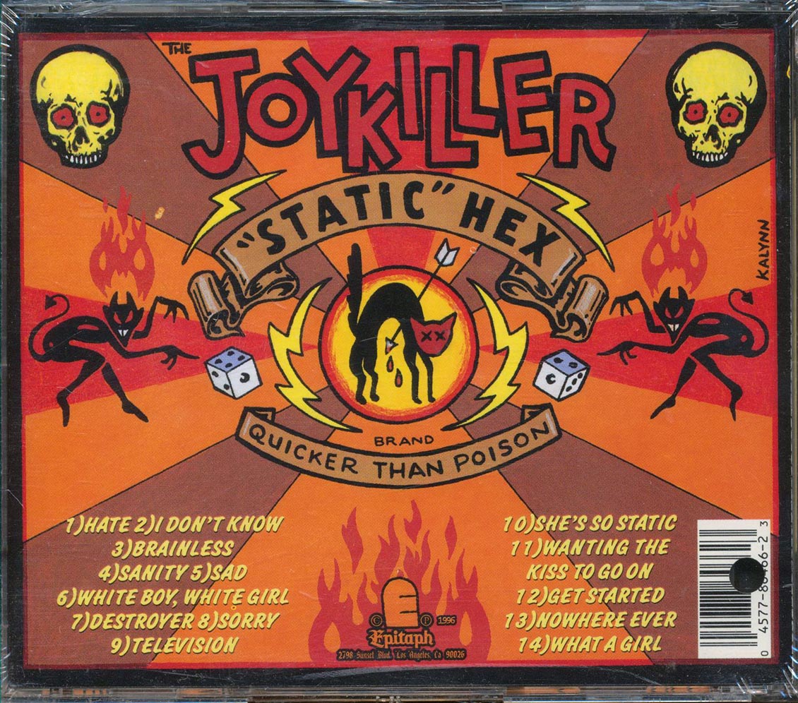 The Joykiller  - Static  (promo) (marked/ltd stock) Music CD