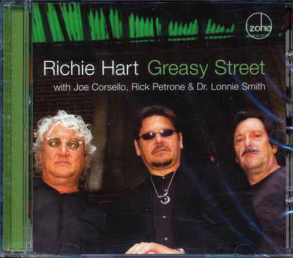 Richie Hart With Joe Corsello, Rick Petrone, Dr. Lonnie Smith  - Greasy Street Music CD
