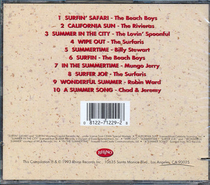 The Beach Boys, Billy Stewart, The Rivieras, Etc. - Summer Hits  (marked/ltd stock) Music CD