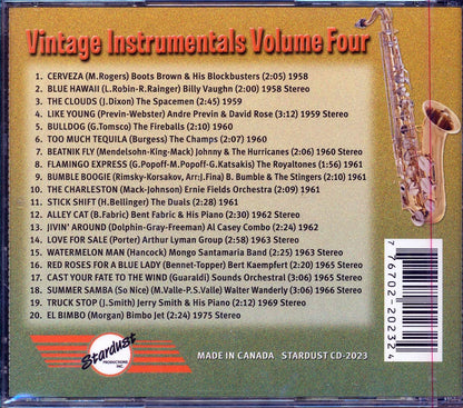 Boots Brown & His Blockbusters, Billy Vaughn, The Spacemen, Etc. - Vintage Instrumentals Volume 4 Music CD