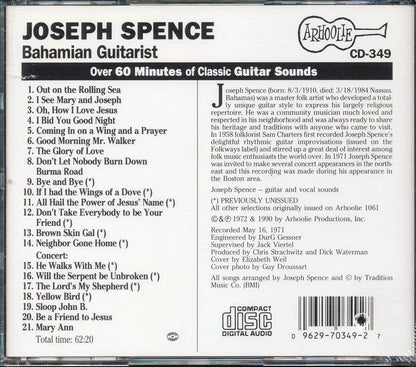 Joseph Spence - Bahamian Guitarist: Good Morning Mr. Walker (marked/ltd stock) Music CD