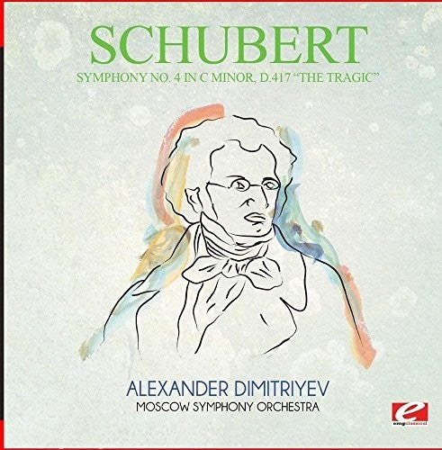 the album cover for Moscow Symphony Orchestra - Symphony No. 4 in C Minor D.417 the Tragic
