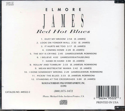 Elmore James - Red Hot Blues Music CD