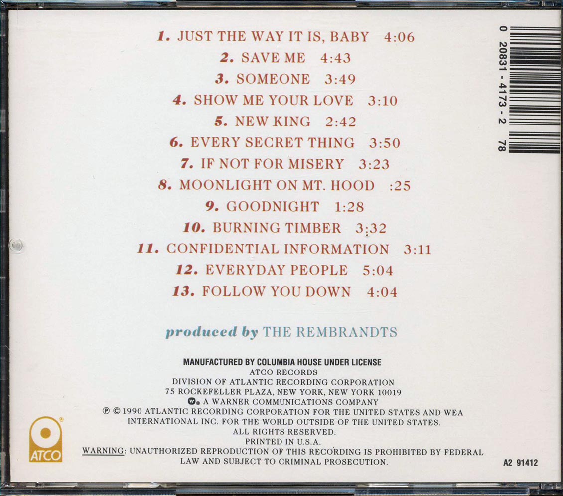 The Rembrandts - The Rembrandts Music CD
