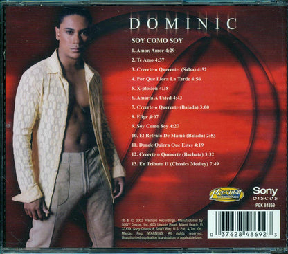 Dominic - Soy Como Soy Music CD