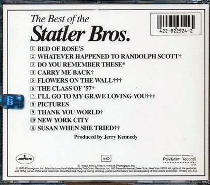 Statler Brothers - The Best Of The Statler Brothers Music CD
