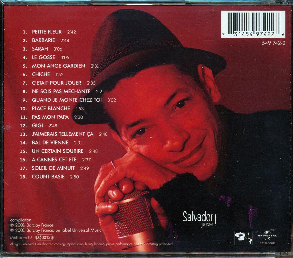 Henri Salvador - Salvador Jazze! Music CD